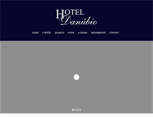 Tablet Screenshot of hoteldanubio.com.br